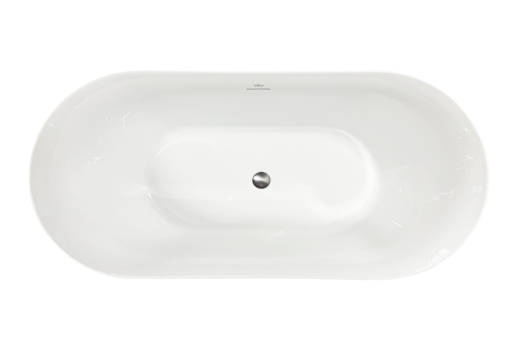 Акриловая ванна Royal Bath Pafos RB611701GR белая, 170x75
