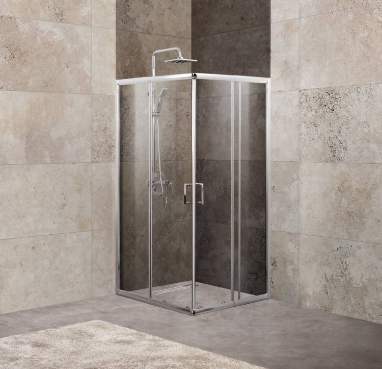 Душевой уголок BelBagno Unique A-2-75/90-M-Cr