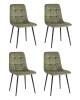 Набор из 4 стульев Stool Group Одди AV 406N-Col-08 X4 пыльно-оливковый