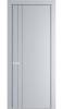 Межкомнатная дверь Profil Doors 12 PA полотно Лайт Грей, профиль серая ночь, алюминиевый молдинг 3мм 700x2000