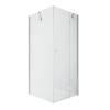 Душевое ограждение NEW TRENDY NEW RENOMA R 80x80x195 D-0112A/D-0083B (хром)