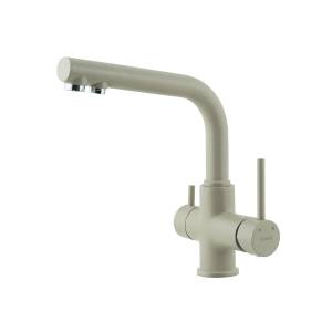 Смеситель для кухни Lemark Comfort LM3061PGR с подключением к фильтру питьевой воды Грей