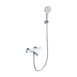 Смеситель для ванны Wonzon & Woghand WW-B2016-A1-CR термостатический, с душевым гарнитуром, хром