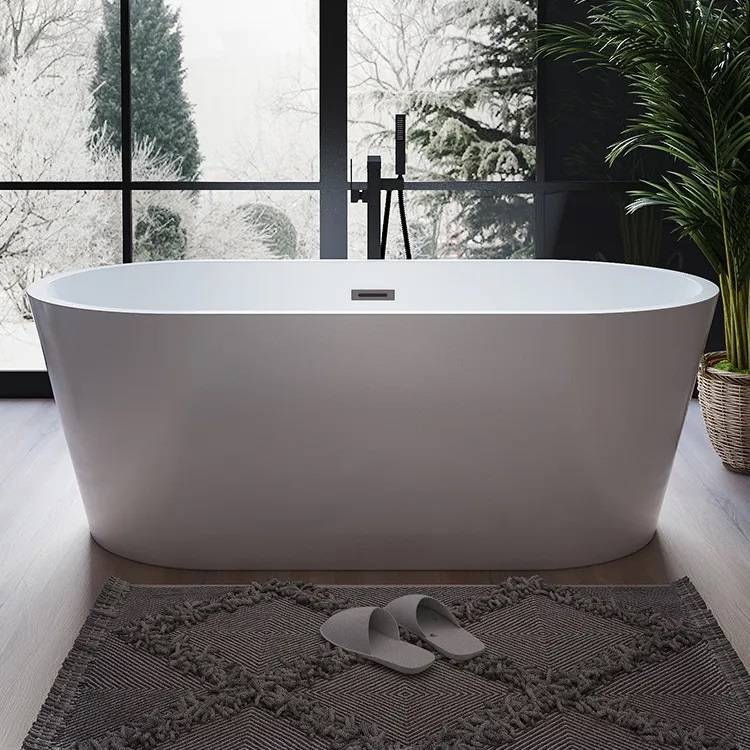 Акриловая ванна Cerutti Spa Resia CT10866 белая, 160x75