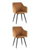 Набор из 2 стульев Stool Group Ника MC66-5F KD HLR-43 X2 терракотовый вращающийся