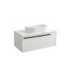 Тумба с раковиной La Fenice Elba Bianco NFNC-01-ELB-B-90-3-M-GG белая матовая, 90 см