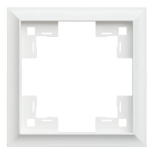Одноместная рамка Rikett Classic 35910 MW белый сатин