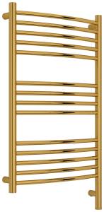 Полотенцесушитель электрический Сунержа Богема 3.1 03-6003-8050 выгнутый, Золото, 80x50