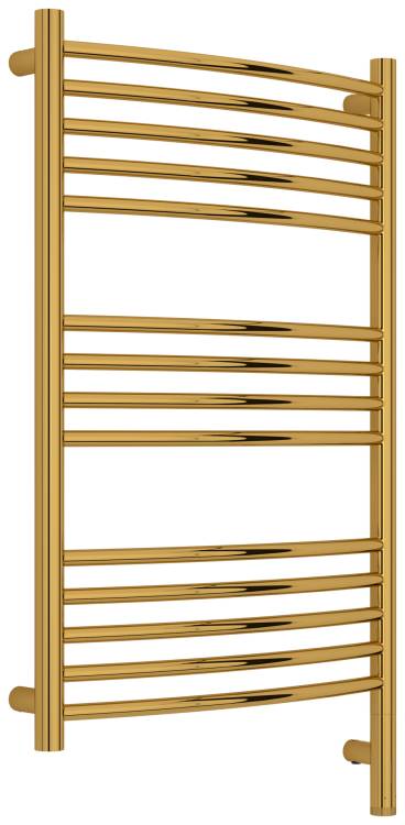 Полотенцесушитель электрический Сунержа Богема 3.1 03-6003-8050 выгнутый, Золото, 80x50