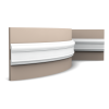 Молдинг гибкий Orac Decor Luxxus P9010F 200x3x9.1