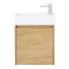 Тумба под раковину Belbagno Kraft Mini KRAFT MINI-500/260-1A-SO-RNN-R 45x25x50 Rovere Nebrasca Nature подвесная с распашной дверцей, правосторонняя фото 2
