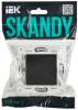 Заглушка с суппортом IEK Skandy SK-PL10-K53 графит фото 2