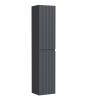 Шкаф-пенал Sancos Snob R (Сноб Р) PSNR35MDH темный антрацит матовый, 35x165