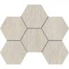 Мозаика Estima Kraft Wood 70431 Mosaic/KW00_NR/25x28.5x10/Hexagon Nordic Hexagon 25x28.5