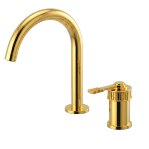 Смеситель для раковины Remer Atelier AL57DO золото глянцевое