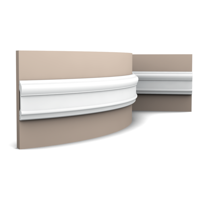 Молдинг гибкий Orac Decor Luxxus P9010F 200x3x9.1