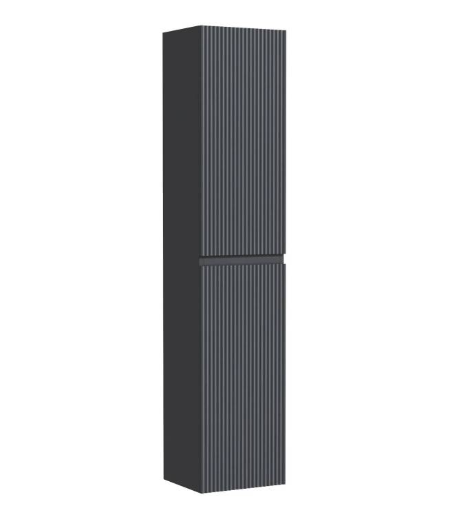 Шкаф-пенал Sancos Snob R (Сноб Р) PSNR35MDH темный антрацит матовый, 35x165