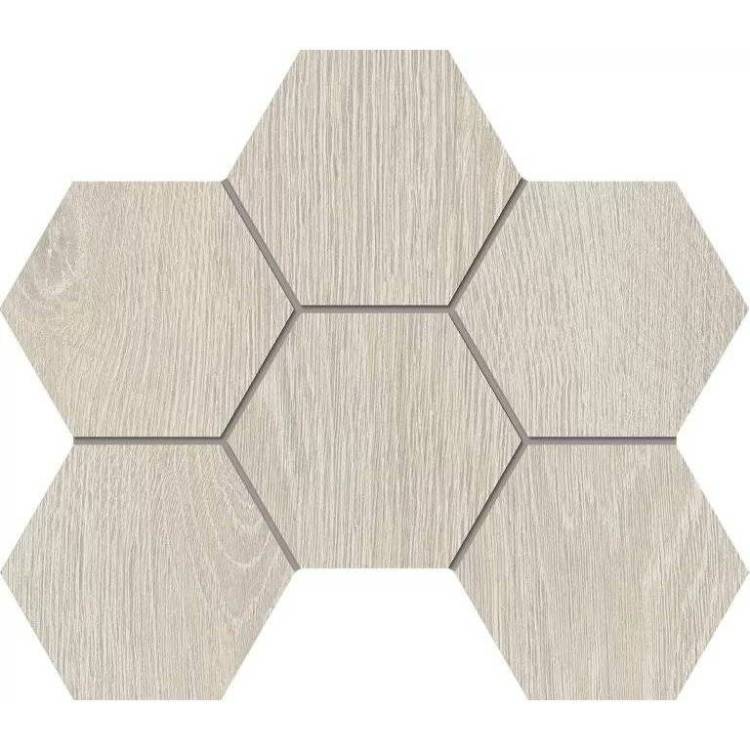 Мозаика Estima Kraft Wood 70431 Mosaic/KW00_NR/25x28.5x10/Hexagon Nordic Hexagon 25x28.5