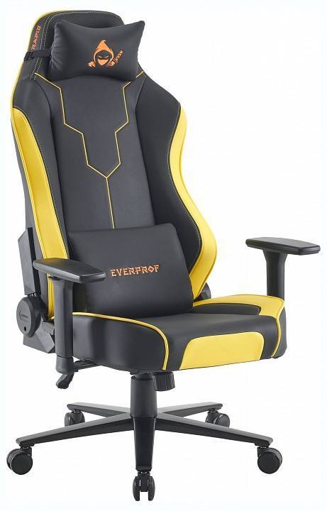 Кресло игровое Everprof Rapid EP Rapid PU Black Yellow Желтый/Черный