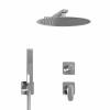Душевой комплект Wasserkraft Weida A3151.268.090.116.271.087.103 встраиваемый, с верхней душевой насадкой и лейкой, хром фото 5