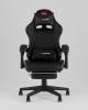 Кресло компьютерное Stool Group TopChairs Prophet GF-8086 black черный с оттоманкой фото 3
