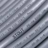 Труба из сшитого полиэтилена с кислородным слоем Stout SPX-0001-002535 25х3.5 (бухта 50 метров) PEX-a, серая фото 2