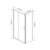 Душевой уголок Vincea Garda VSR-1G8015CLB 1500x800, черный, стекло прозрачное фото 2