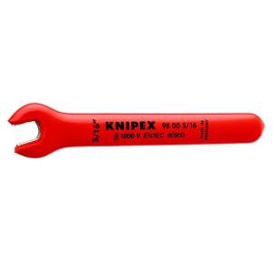 Ключ гаечный рожковый KNIPEX дюймовый VDE, размер под ключ 5/16 , 108 мм, диэлектрический