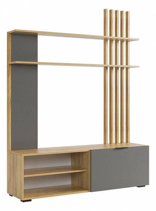 Стенка для гостиной Mebelson Бери GNS-01.2564 дуб крафт золотой/графит