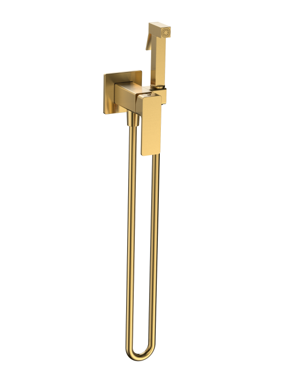 Гигиенический душ AQUAme Savona AQM6817BG золото шлифованное