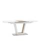 Стол обеденный Stool Group Атланта DT-951-HGW-160 DUAL глянцевый белый 160(200)x90x76