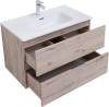 Мебель для ванной Aquanet Алвита New 80 274202 дуб веллингтон, белый фото 8