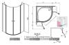 Дверь для душевого уголка Radaway EOS II PDD 100 L фото 5