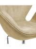 Кресло Bradex Home Swan Style Chair FR 1045 карамельный, искусственная замша фото 9