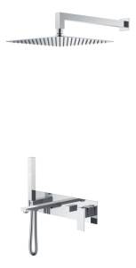 Душевой комплект Boheme Qubic 474-CR Хром