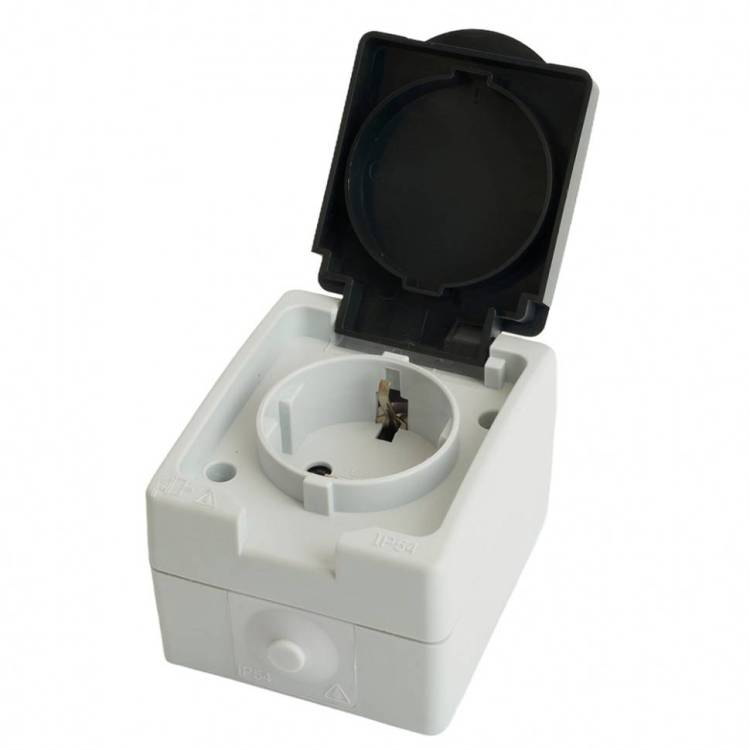 Розетка с крышкой Stekker PST16-11-54 32755