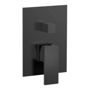 Смеситель для душа AQUAme Savona AQM8808MB с внутренней частью, черный матовый