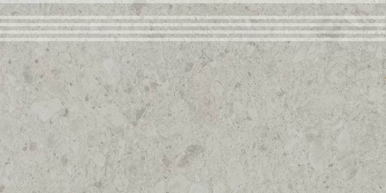 Ступень Kerama Marazzi Чеппо ди Гре DD605820R/GR серый светлый матовый обрезной 30x60x0.9