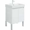 Тумба с раковиной Aquanet Nova Lite 60 302523 подвесная, белый глянец фото 10