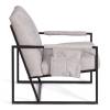 Кресло Tetchair Charli lux 24903 VT shape silver, велюр, букле фото 2
