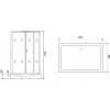 Душевая кабина Niagara Premium NG-6912-01QR BLACK 120х80х210 правая, черная, с низким поддоном фото 3
