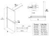 Душевая перегородка Vincea Walk in VSW-1HR110CLB профиль черный, стекло прозрачное, 110x200 фото 7