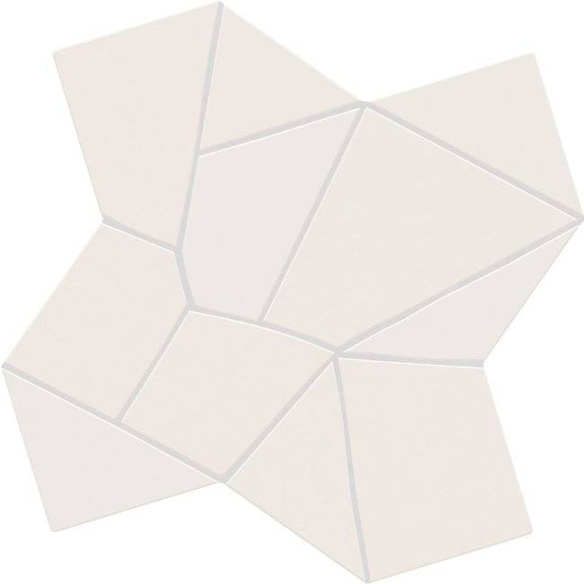 Керамогранит WOW Trencadis 137006 Gaudi Chalk 10 mm 25.5x25.5