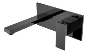 Смеситель для умывальника Boheme Qubic 475-SGM Shine Gun Metal