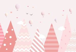 3D Фотообои Artegrafico «Фантазийные горы» KID-206 канвас