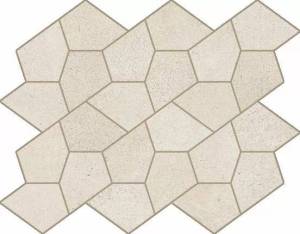 Мозаика Italon Этернум 620110000194 Snow Mosaico Kaleido 27.6x35.6
