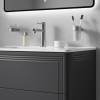 Тумба с раковиной Iddis Oxford Neo OXN80D0i95K подвесная, 80 см, темно-серый фото 14