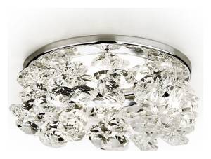 Встраиваемый светильник Ambrella Crystal K308 CL/CH