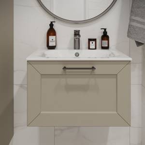 Тумба с раковиной Terminus Victoria VIC10601900101O айвори, 60x38