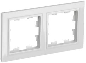 Рамка 2-постовая IEK Brite BR-M22-K01 белый